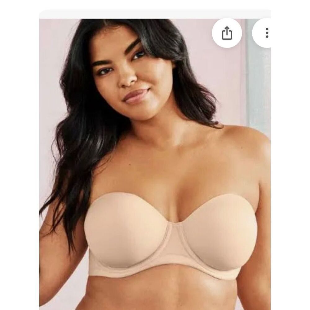 Wacoal Red Carpet Strapless Convertible Full Busted Underwire Bra sz 40DDD EUC
